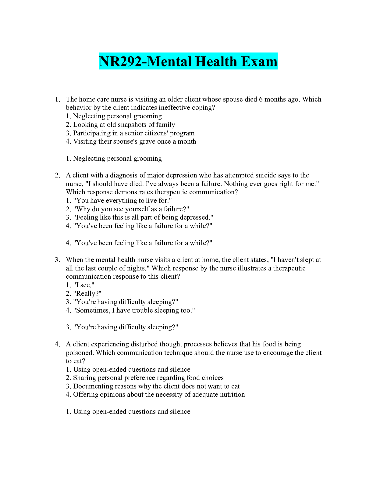 Preview of NR292-Mental Health Exam.pdf